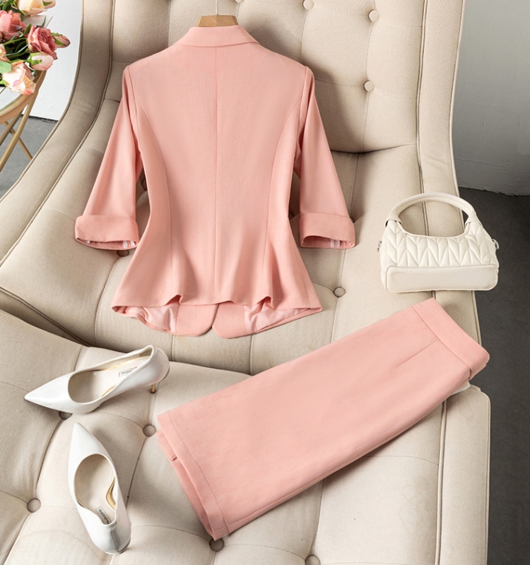 Summer profession business suit thin coat a set for women
