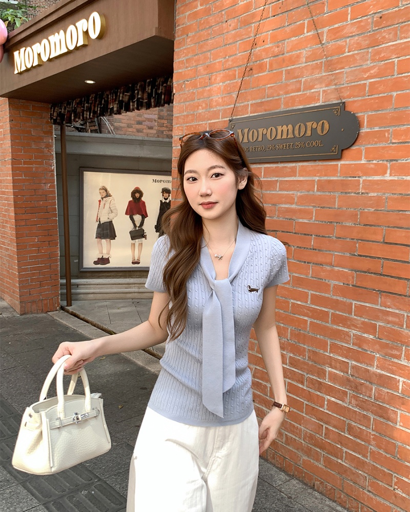 Korean style tops temperament sweater for women