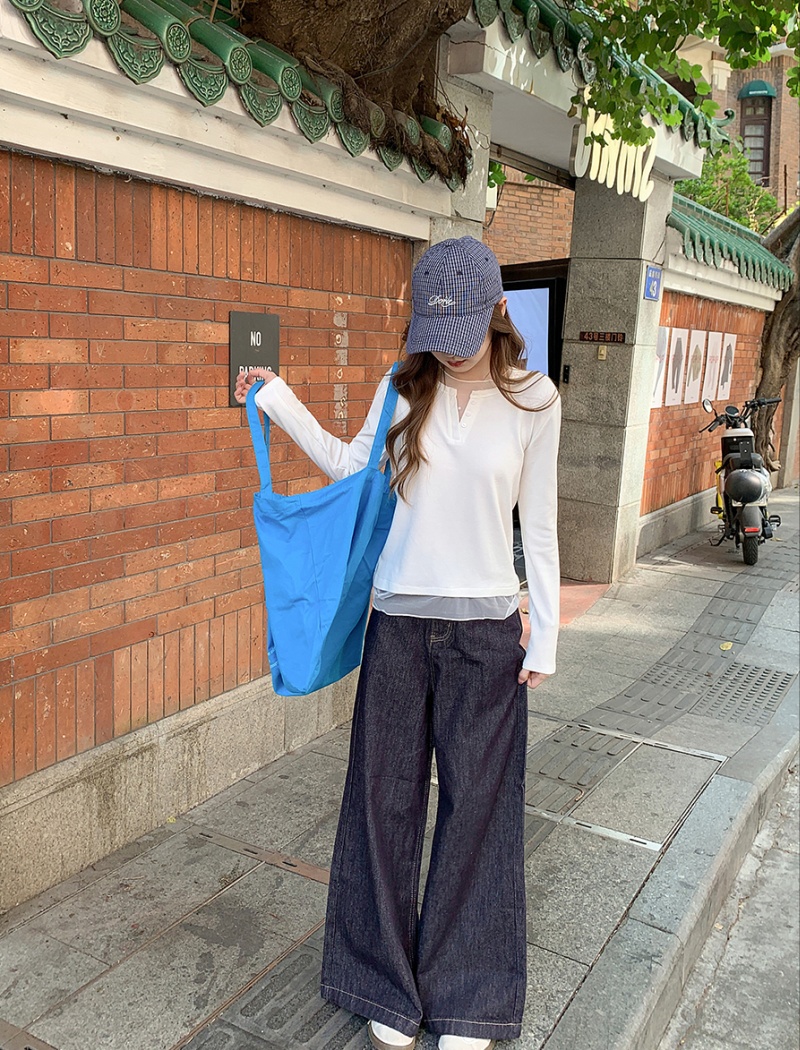 Long sleeve tops bottoming shirt for women