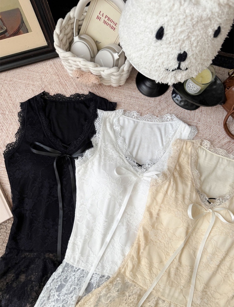 Summer splice vest enticement fixed belt for women