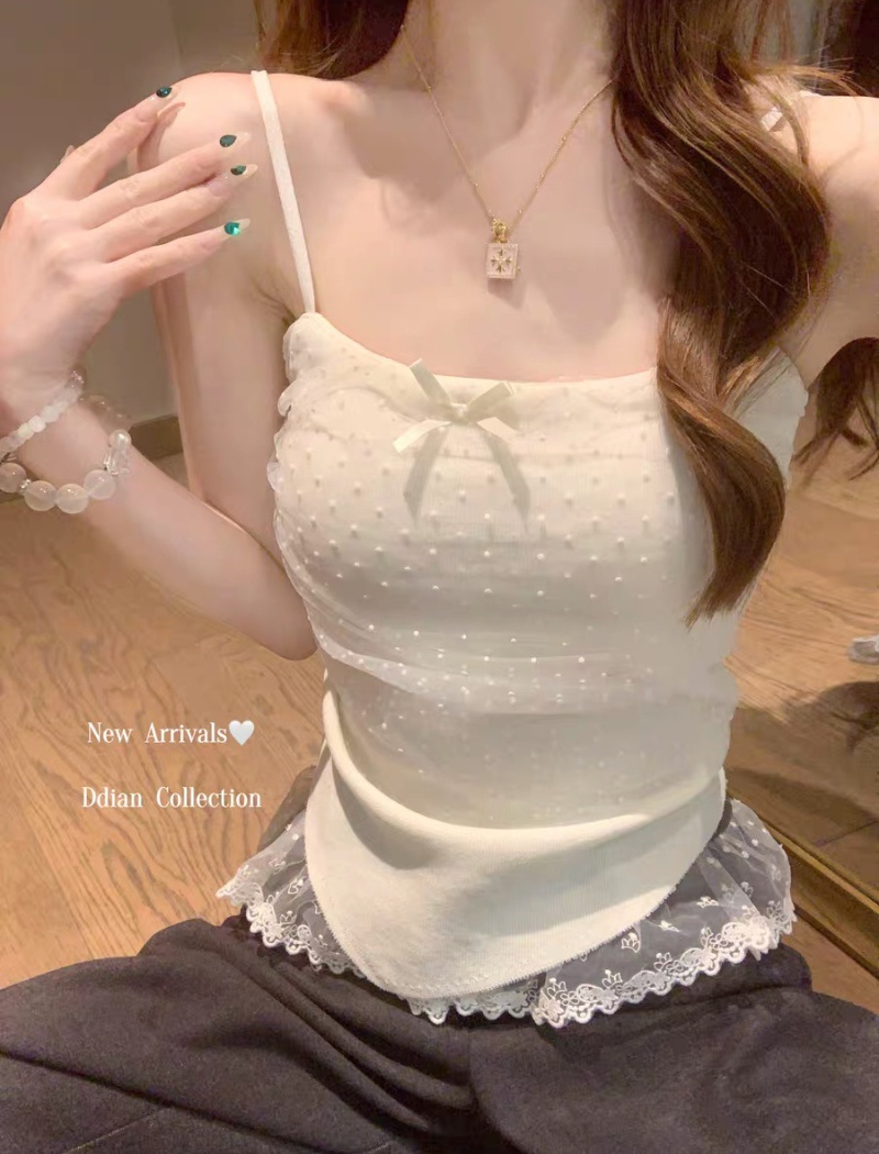 Chest pad summer vest all-match sling fixed belt for women