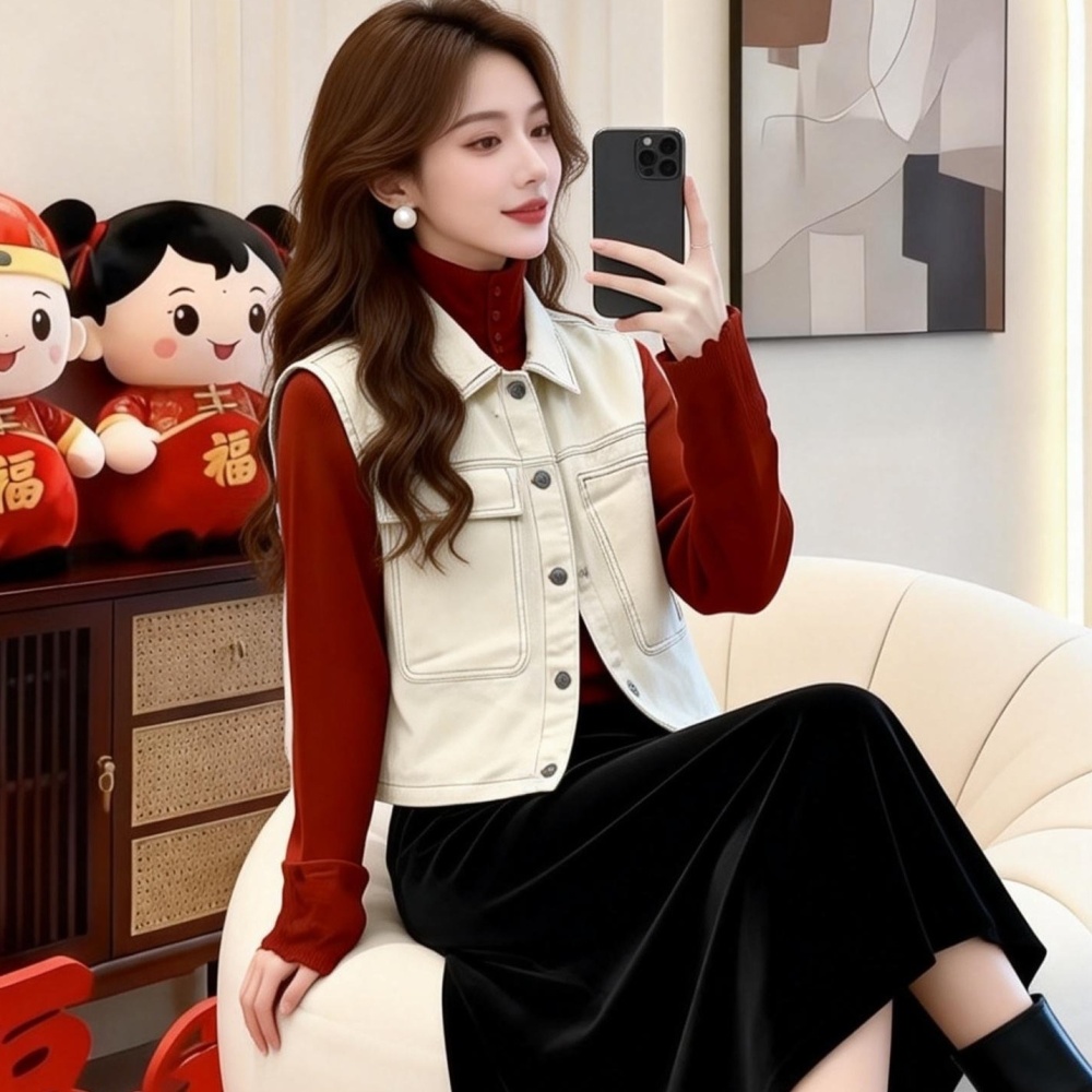 Casual loose work clothing all-match spring tops