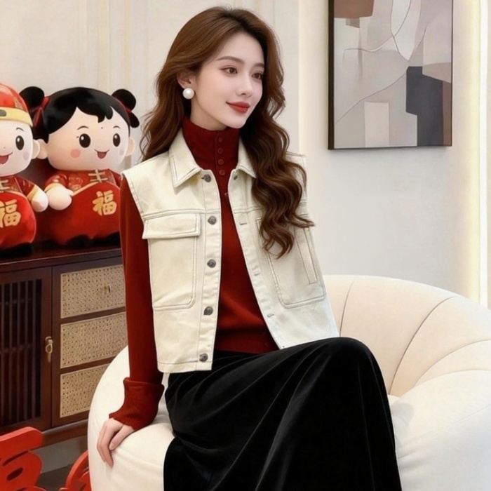 Casual loose work clothing all-match spring tops