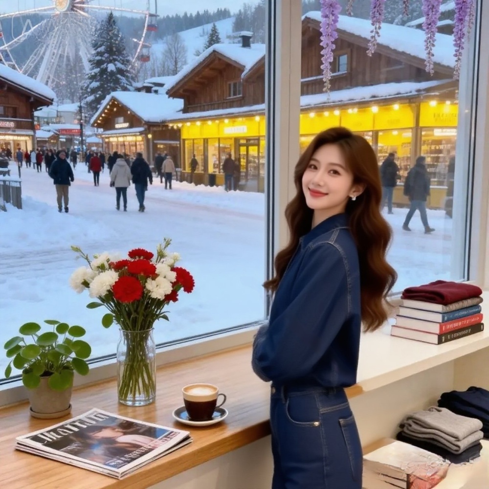 Fashion Korean style spring and autumn denim tops