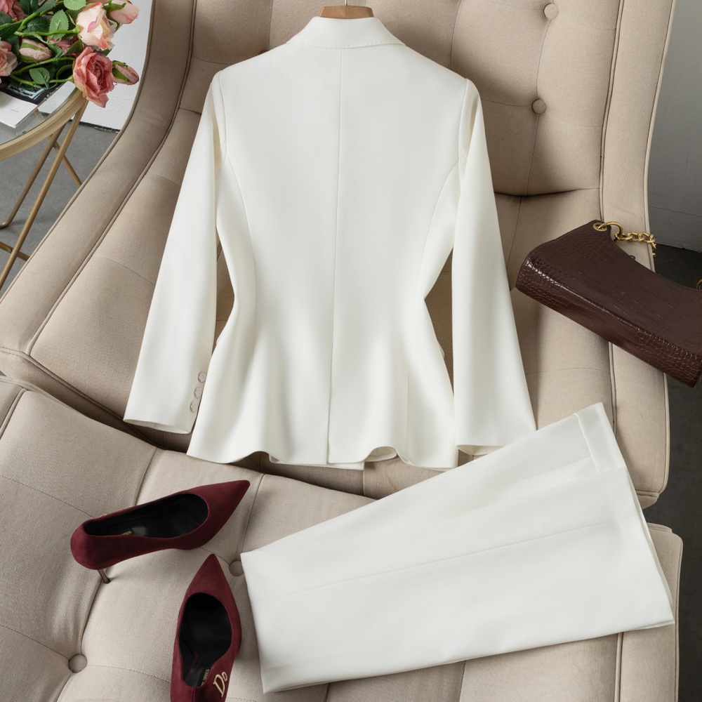 Summer profession suit pants thin coat a set