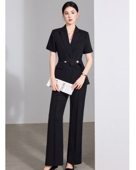 Thin summer business suit profession coat a set