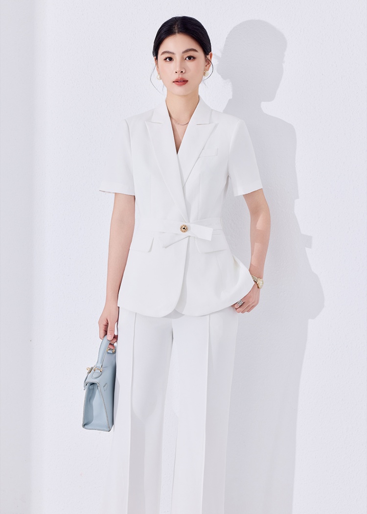Thin summer business suit profession coat a set