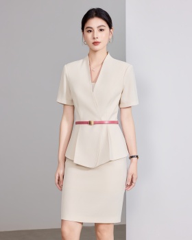 Profession summer business suit thin coat a set for women