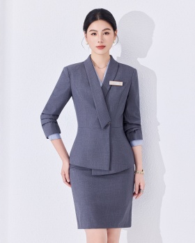 Profession thin skirt summer coat a set for women