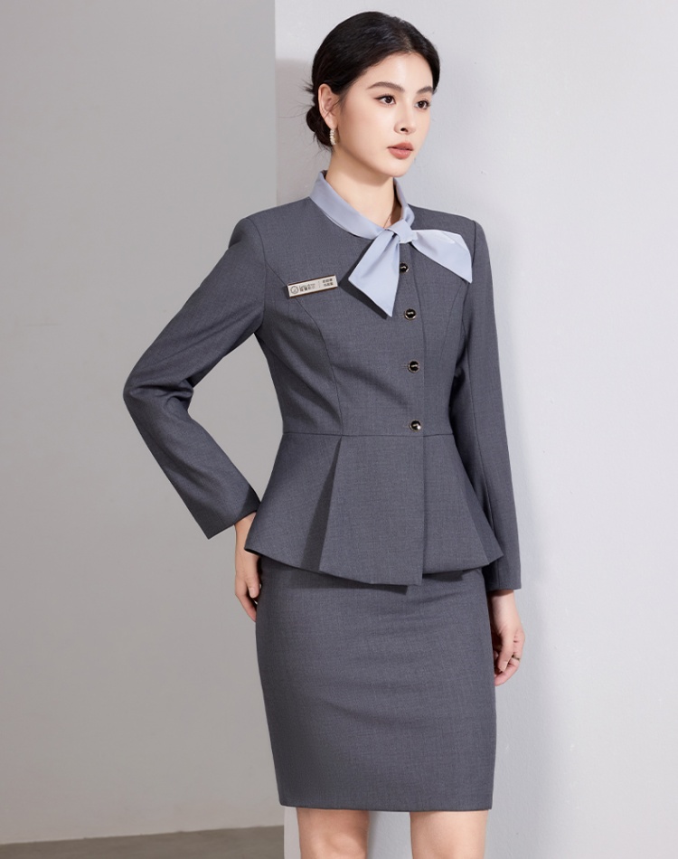 Summer thin business suit profession coat a set