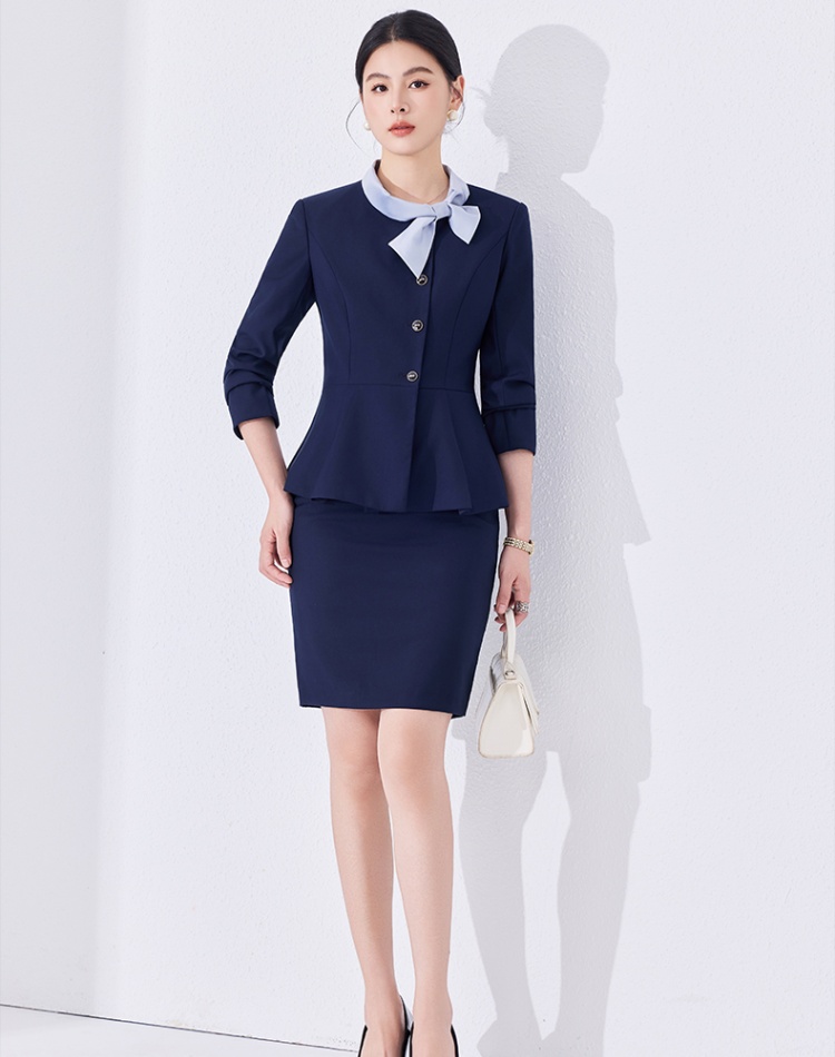 Summer thin business suit profession coat a set