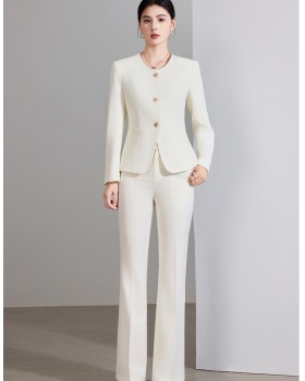 Summer thin coat profession suit pants a set for women