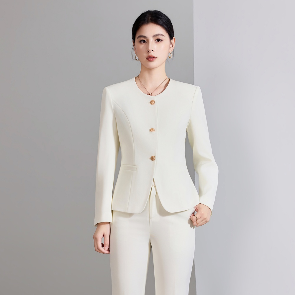 Summer thin coat profession suit pants a set for women