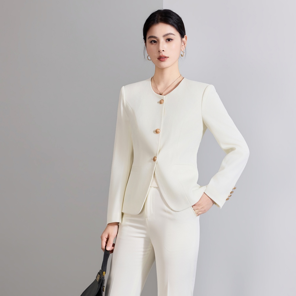 Summer thin coat profession suit pants a set for women