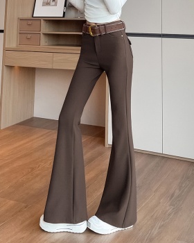 Micro speaker mopping long pants Casual suit pants for women