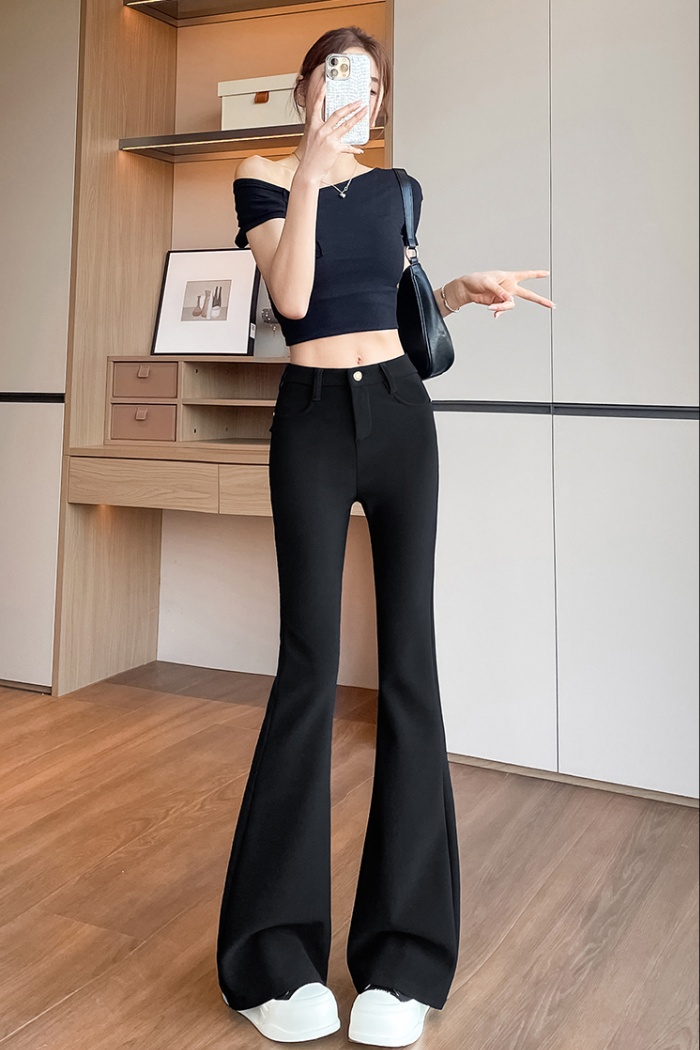 Micro speaker mopping long pants Casual suit pants for women