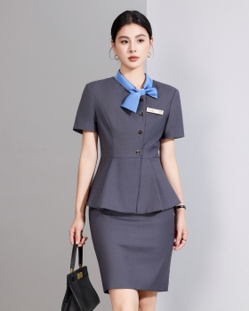 Thin summer skirt profession coat a set