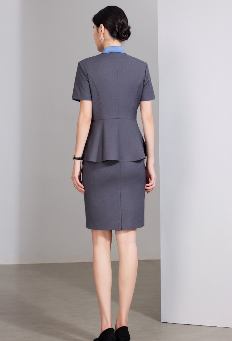 Thin summer skirt profession coat a set