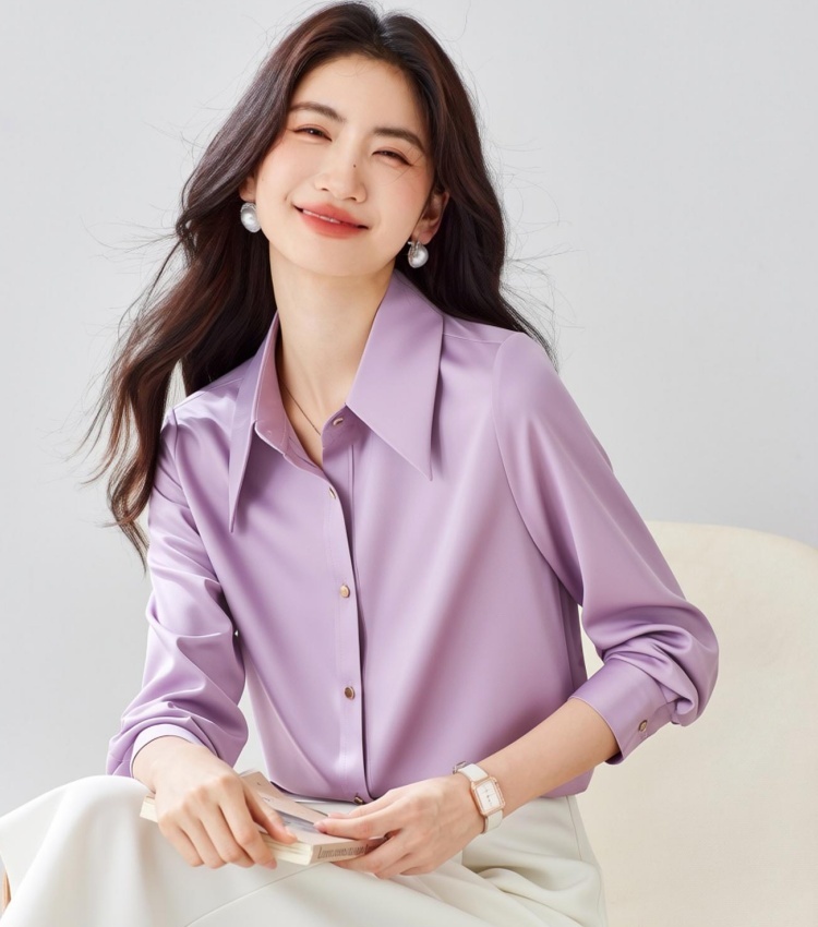 Spring long sleeve Western style shirt for women