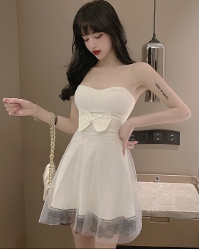 Sexy night show dress bridesmaids bow Sexy underwear