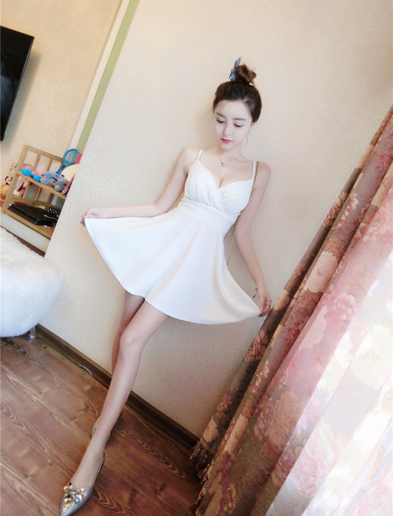 Cover belly nightclub dress sexy strap dress for women