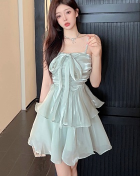 Sleeveless temperament beautiful dress