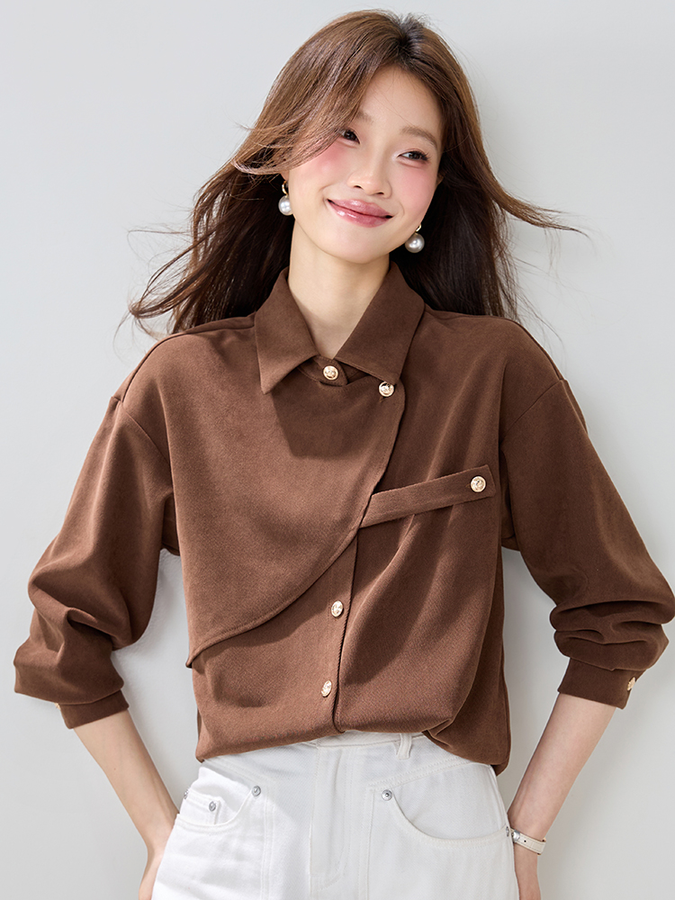 Spring France style retro shirt