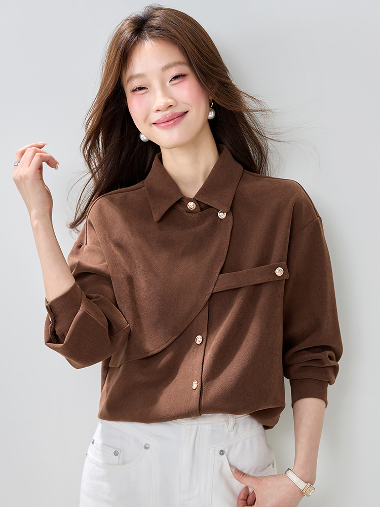 Spring France style retro shirt