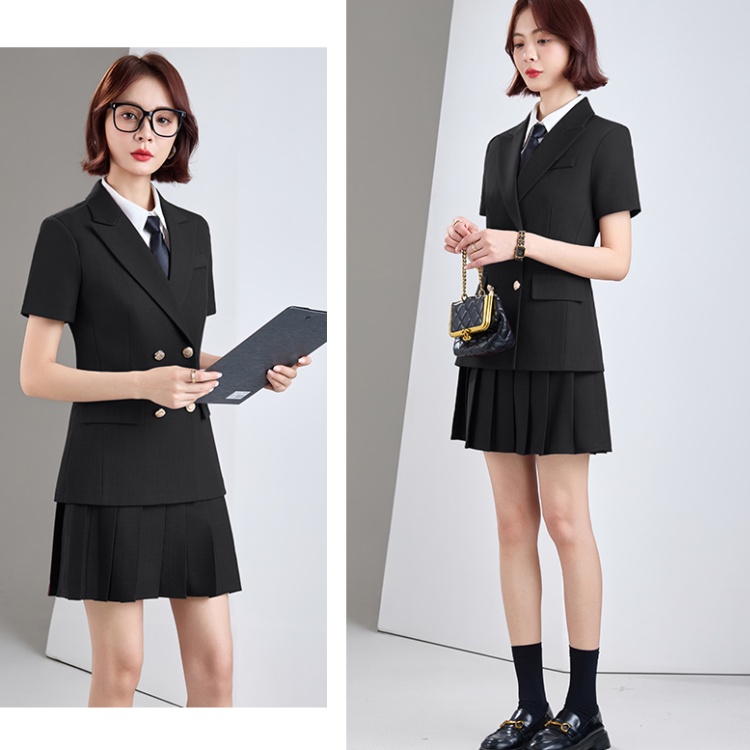 Thin coat summer business suit a set for women