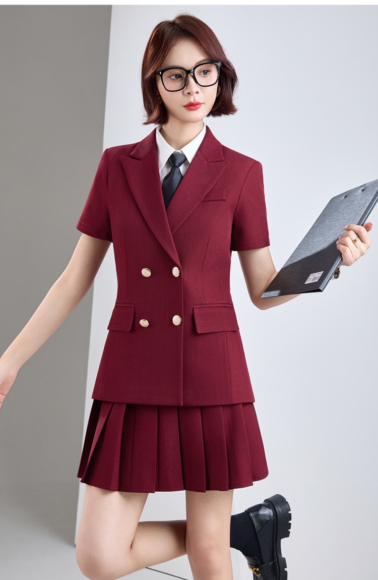 Thin coat summer business suit a set for women