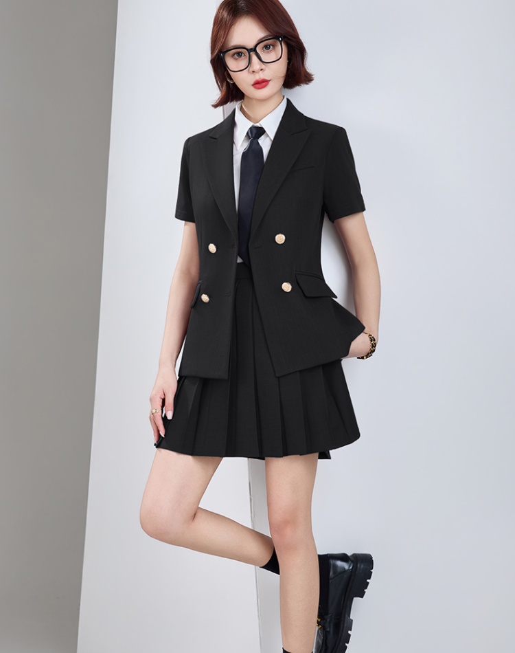 Thin coat summer business suit a set for women