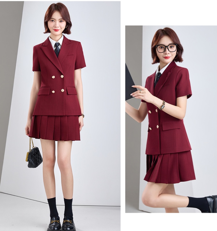Thin coat summer business suit a set for women
