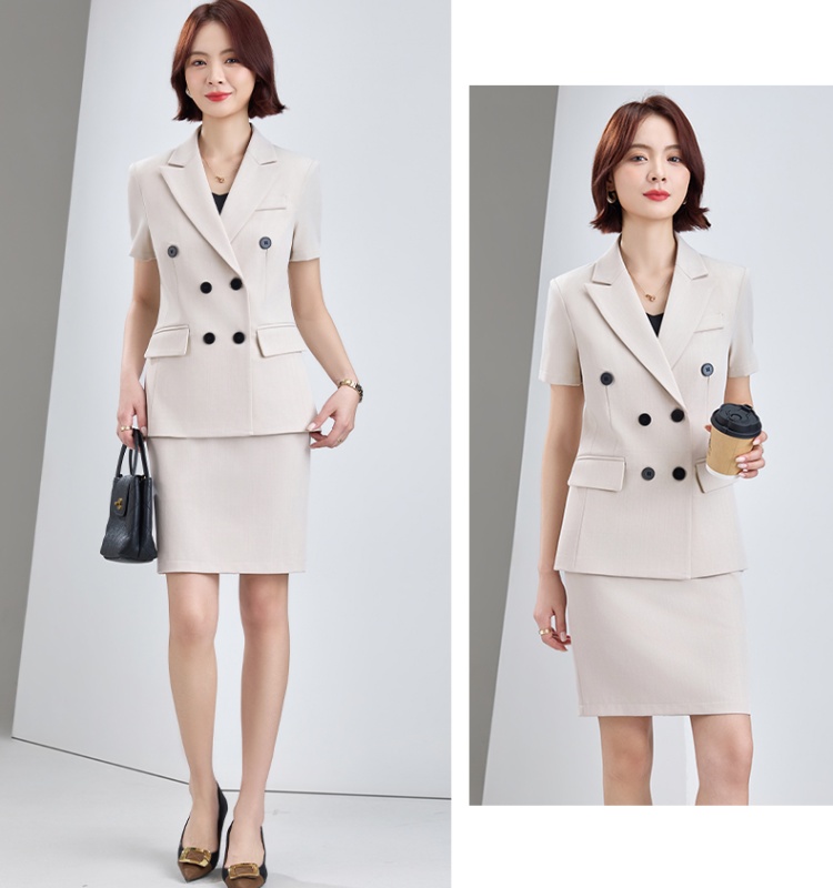 Summer thin business suit profession skirt a set for women