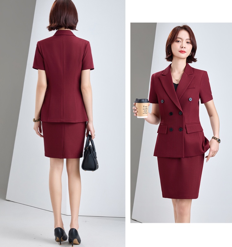 Summer thin business suit profession skirt a set for women