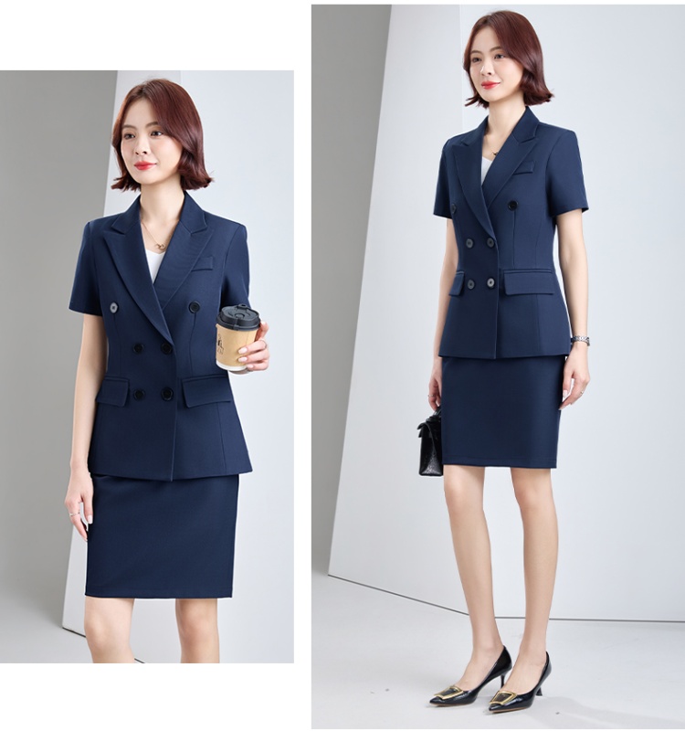 Summer thin business suit profession skirt a set for women