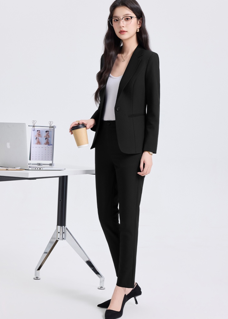 Thin summer coat profession suit pants a set