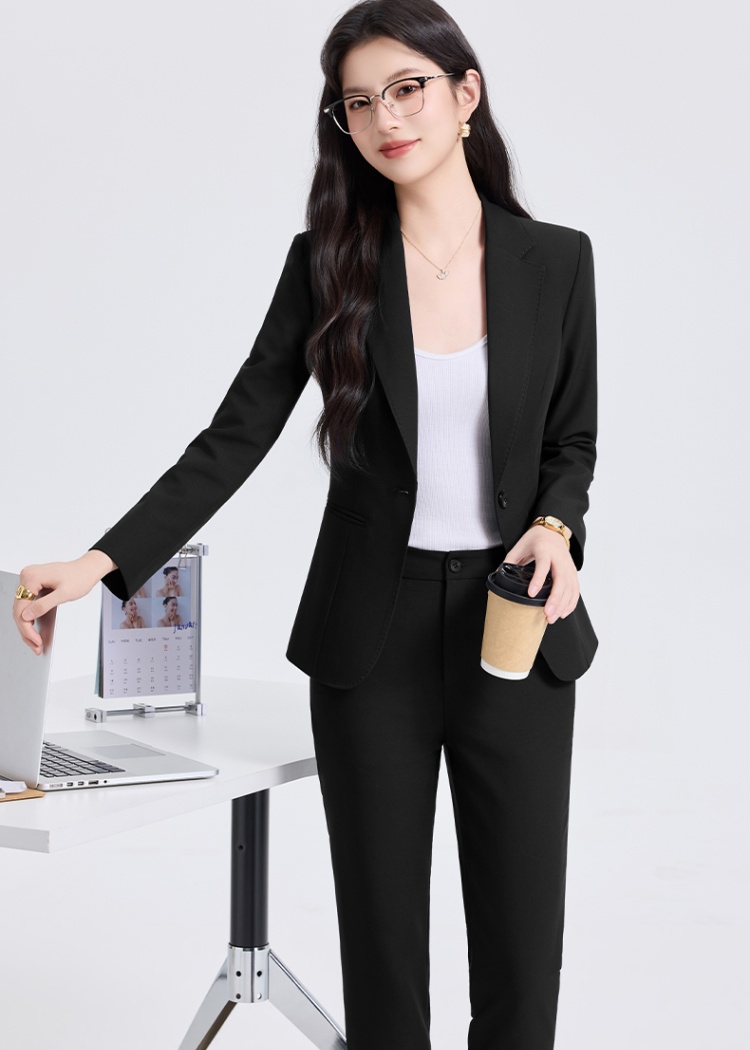 Thin summer coat profession suit pants a set