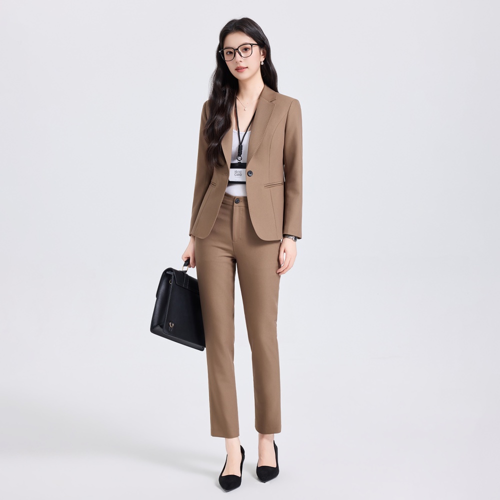 Thin summer coat profession suit pants a set