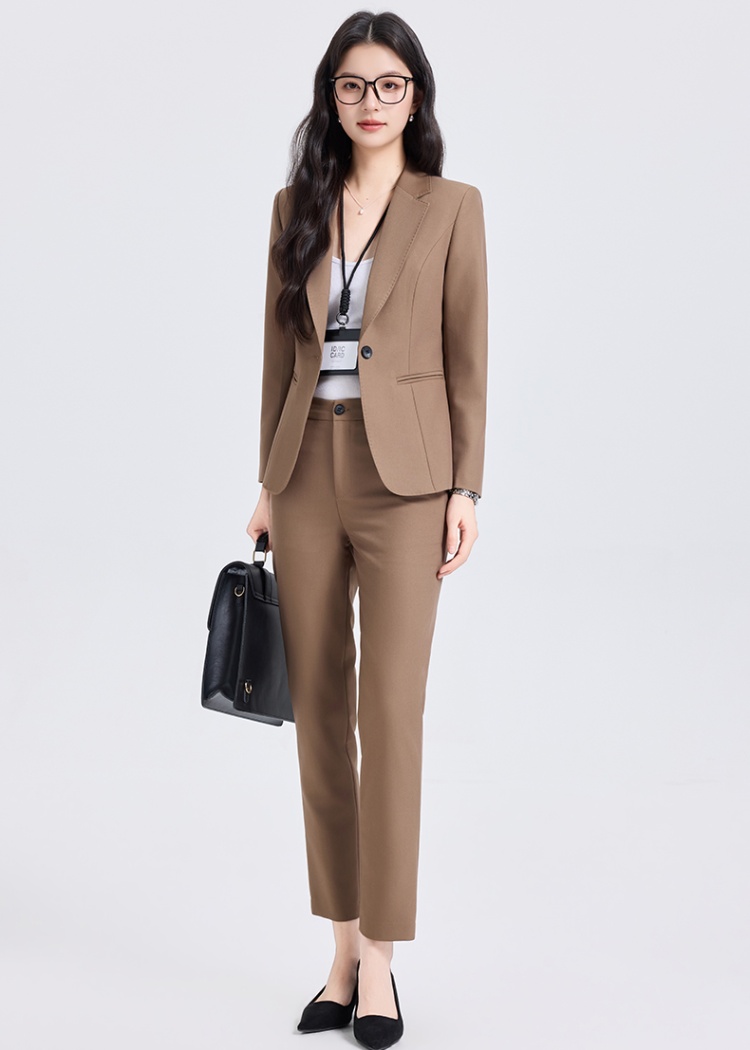 Thin summer coat profession suit pants a set