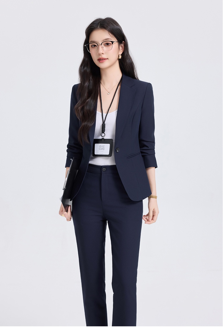Thin summer coat profession suit pants a set