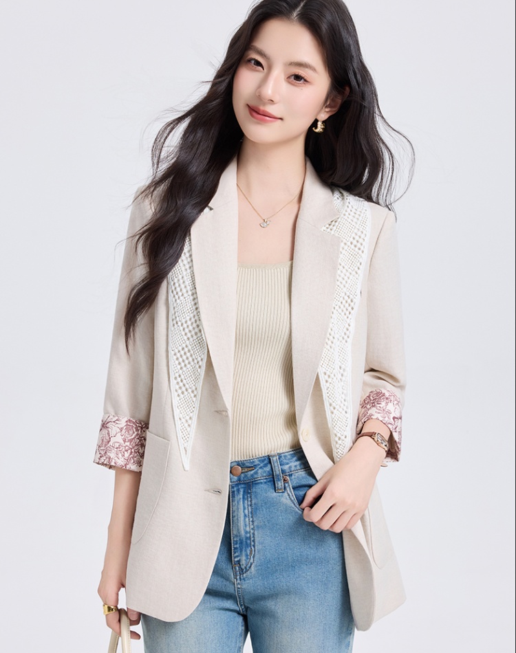 Thin summer business suit profession coat