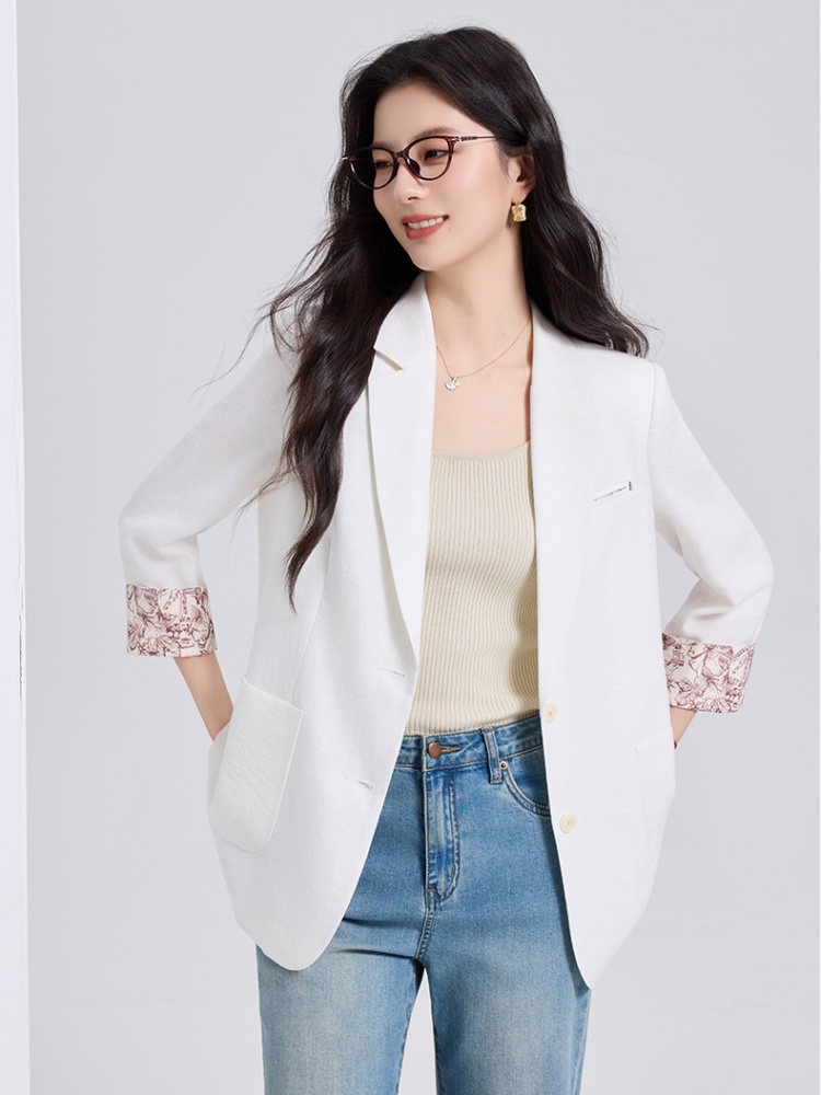 Thin summer business suit profession coat
