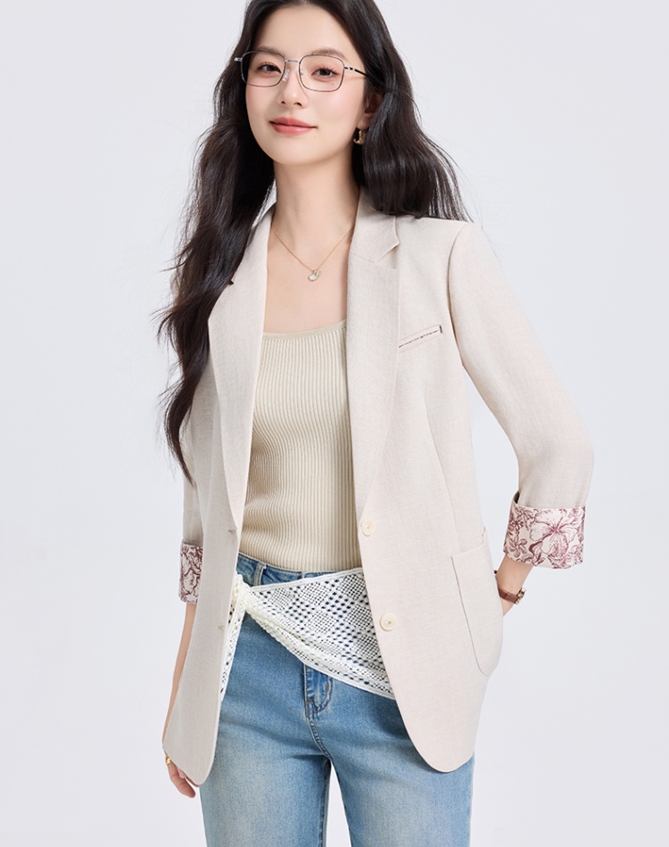 Thin summer business suit profession coat