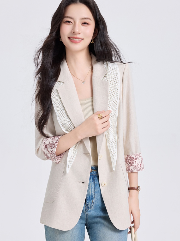 Thin summer business suit profession coat