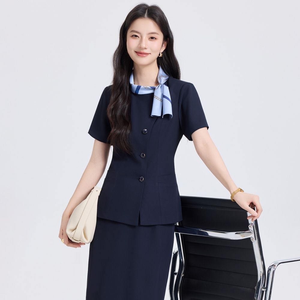 Thin business suit summer coat a set for women