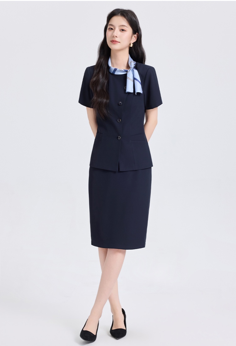 Thin business suit summer coat a set for women