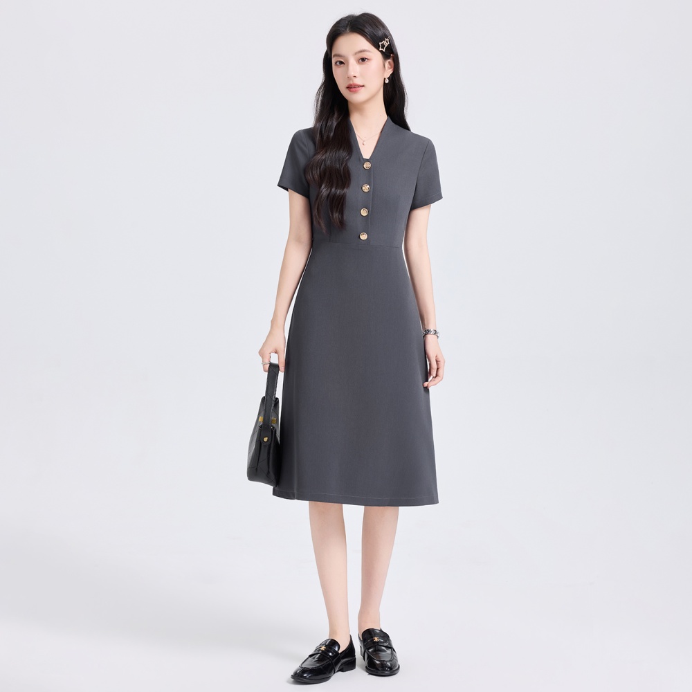 Short sleeve dress profession business suit