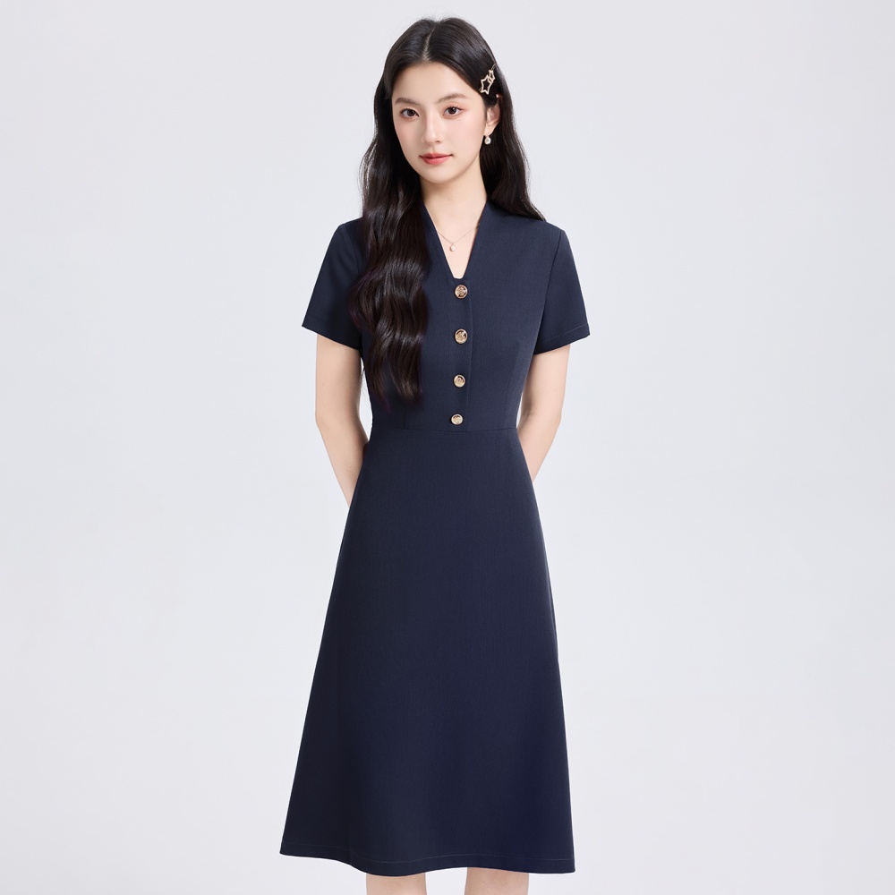 Short sleeve dress profession business suit