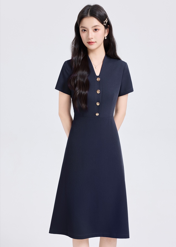Short sleeve dress profession business suit