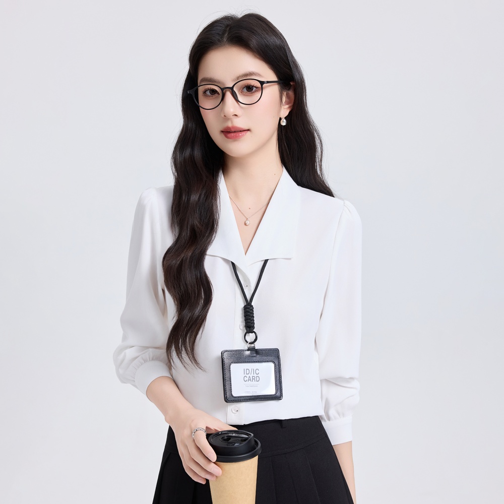 Thin summer business suit profession shirt
